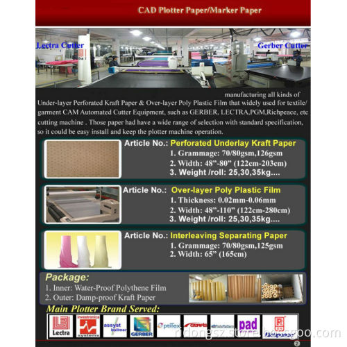 PERFORATED UNDERLAY KRAFT PAPER